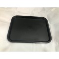 PP PLASTIC SERVING TRAY (BLACK) 50'S