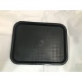 PP PLASTIC SERVING TRAY (BLACK) 50'S