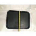 PP PLASTIC SERVING TRAY (BLACK) 50'S