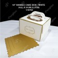 10" HANDLE CAKE BOX (31(L)*31(W)*17(H)CM) - WHITE