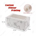 PAPER MUFFIN CAKE BOX WITH WINDOW 2 CAVITY (9(W)*16(L)*7.5(H)CM) PAPER MUFFIN CAKE BOX WITH WINDOW 2 CAVITY (9(W)*16(L)*7.5(H)CM)