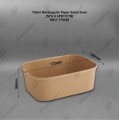 KRAFT PAPER RECTANGULAR SALAD BOWL 750 & 1000ML KRAFT PAPER RECTANGULAR SALAD BOWL 750 & 1000ML