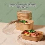 KRAFT PAPER RECTANGULAR SALAD BOWL 750 & 1000ML