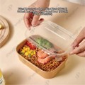 KRAFT PAPER RECTANGULAR SALAD BOWL 750 & 1000ML KRAFT PAPER RECTANGULAR SALAD BOWL 750 & 1000ML