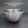 304 STAINLESS STEEL SALAD BOWL 24CM 13.5CM (H) (CM) 