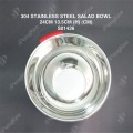 304 STAINLESS STEEL SALAD BOWL 24CM 13.5CM (H) (CM) 