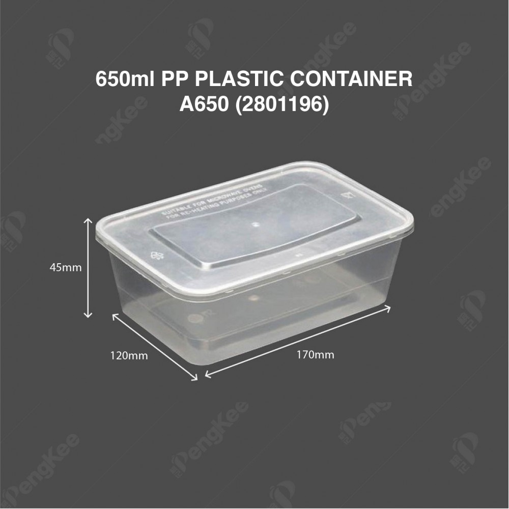 PLASTIC CONTAINER 650 (A650)