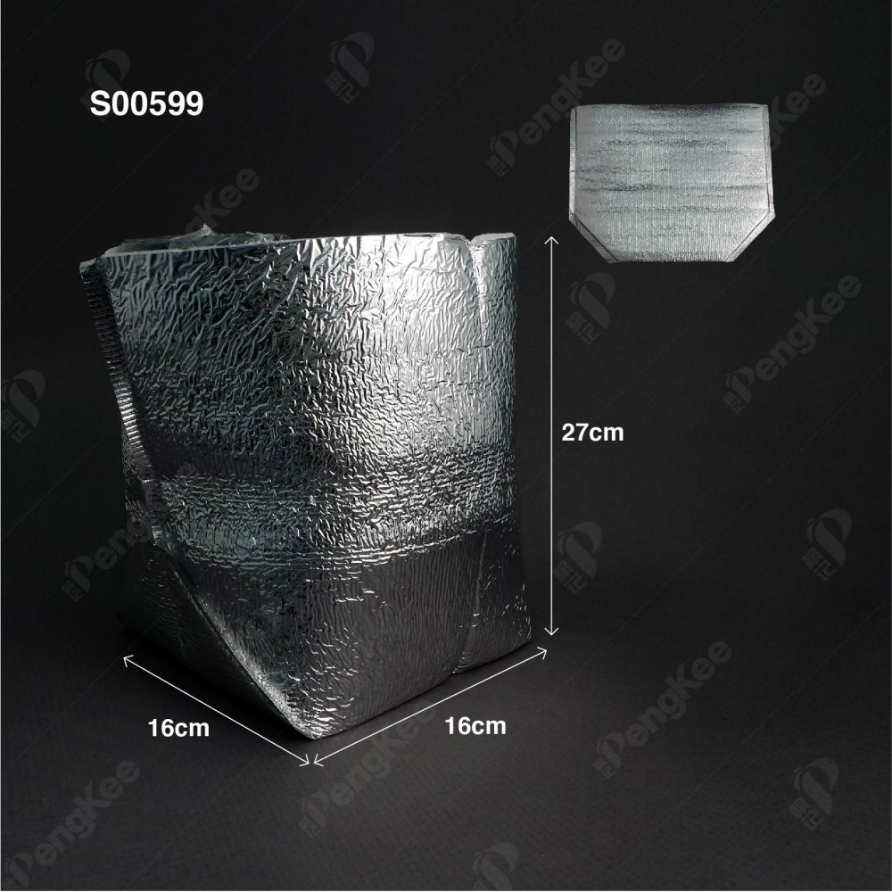 ALUMINUM FOIL PEARL COTTON INSULATION BAG (L16 * W16 * H27CM +3MM) 铝箱珍珠保温袋 (20'S)