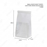 WHITE SMALL EIGHT-SIDE BREAD SEALED BAG