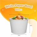 WHITE INNER TRAY FOR  850CC & 1000CC BOWL - 50 PCS