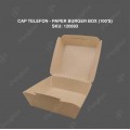 CAP TELEFON - PAPER BURGER BOX (100'S)