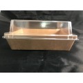 PAPER BOX WITH PLASTIC LID E01 (BROWN) (14CM X 12.5CM X 6CM ) (50'S) PAPER BOX WITH PLASTIC LID E01 (BROWN) (14CM X 12.5CM X 6CM ) (50'S)