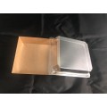 PAPER BOX WITH PLASTIC LID E01 (BROWN) (14CM X 12.5CM X 6CM ) (50'S) PAPER BOX WITH PLASTIC LID E01 (BROWN) (14CM X 12.5CM X 6CM ) (50'S)