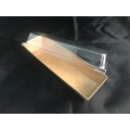 PAPER BOX WITH PLASTIC LID E03 (BROWN) (18.5CM X 5.5CM X 5CM ) (50'S) PAPER BOX WITH PLASTIC LID E03 (BROWN) (18.5CM X 5.5CM X 5CM ) (50'S)
