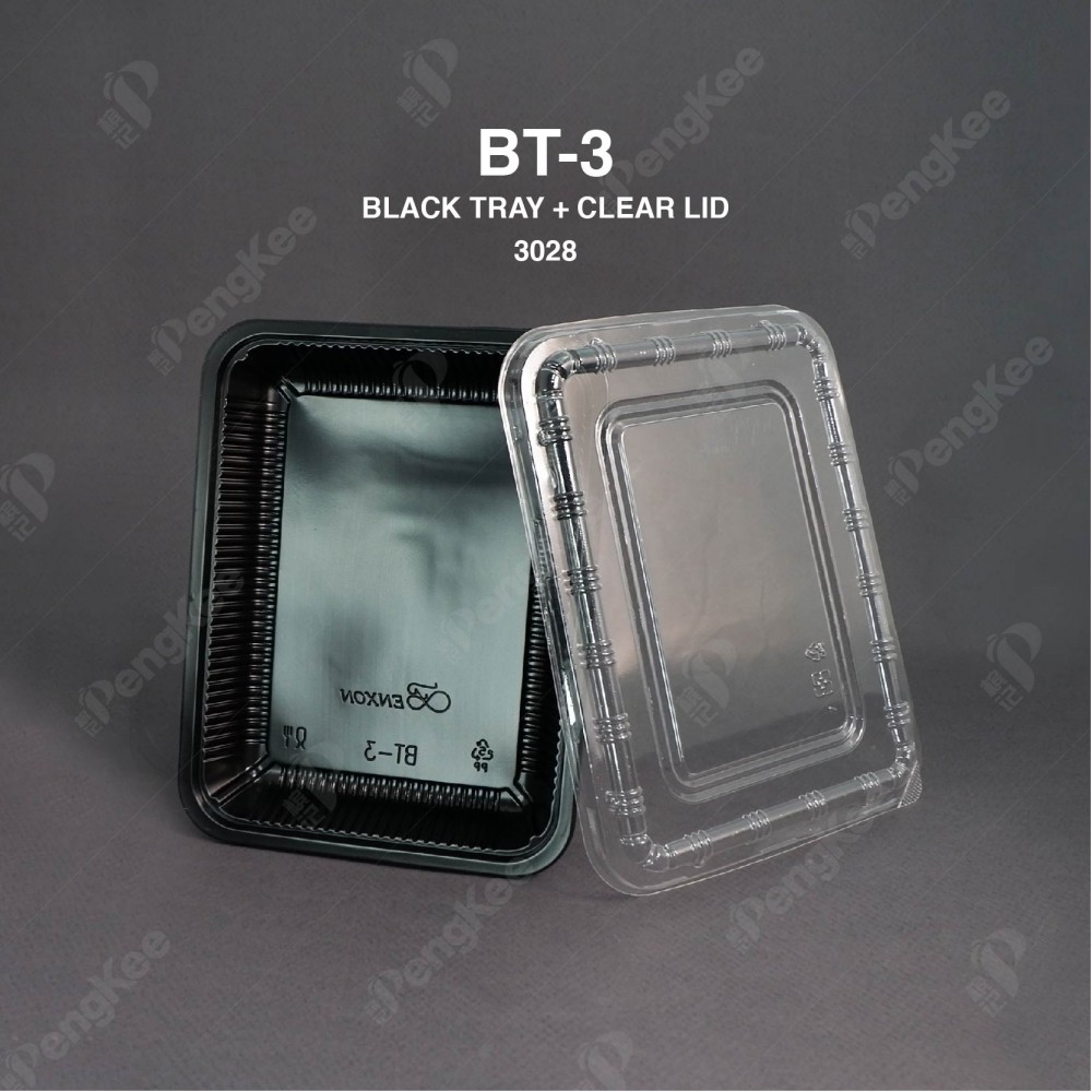 BT-3 LID (CLEAR) + TRAY (1 COMP.)