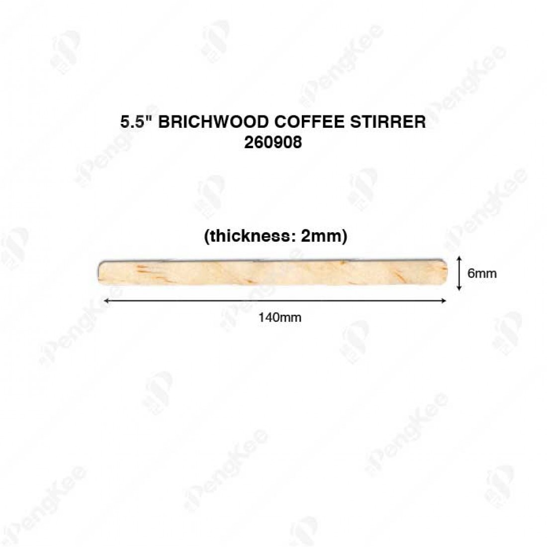 (PACKET) 5.5" BRICHWOOD COFFEE STIRRER 桦木咖啡棒 (PACKET) 5.5" BRICHWOOD COFFEE STIRRER 桦木咖啡棒
