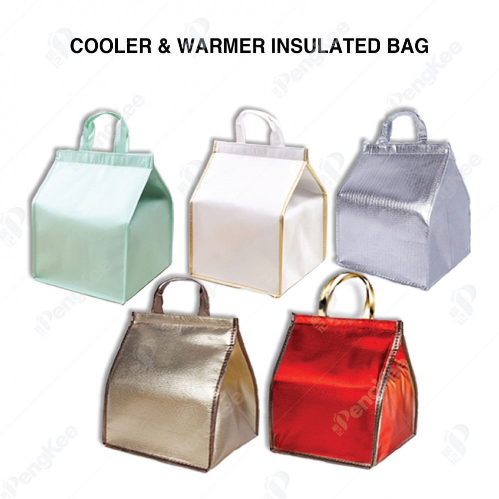 COOLER & WARMER INSULATED BAG (RED)  L33 X W33 X H39cm (CM) 保温袋 