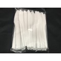 6.5" PLASTIC KNIFE (PW) (+-50'S) (40PKT/CTN) 6.5" PLASTIC KNIFE (PW) (+-50'S) (40PKT/CTN)