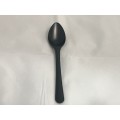 7" (180MM) LUXURY PLASTIC CUTLERY SPOON (BLACK) (50'S+-) (40PKT/CTN) 7" (180MM) LUXURY PLASTIC CUTLERY SPOON (BLACK) (50'S+-) (40PKT/CTN)