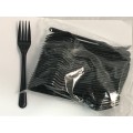 7" (180MM) LUXURY PLASTIC CUTLERY FORK (BLACK) (50'S+-) (40PKT/CTN) 7" (180MM) LUXURY PLASTIC CUTLERY FORK (BLACK) (50'S+-) (40PKT/CTN)