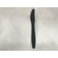 7'' (190MM) LUXURY PLASTIC CUTLERY KNIFE (BLACK) (+-50'S) (40PKT/CTN) 7'' (190MM) LUXURY PLASTIC CUTLERY KNIFE (BLACK) (+-50'S) (40PKT/CTN)