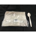 BIO CORN STARCH 6" (150MM) SPOON (50'S X 40PKT/CTN) BIO CORN STARCH 6" (150MM) SPOON (50'S X 40PKT/CTN)