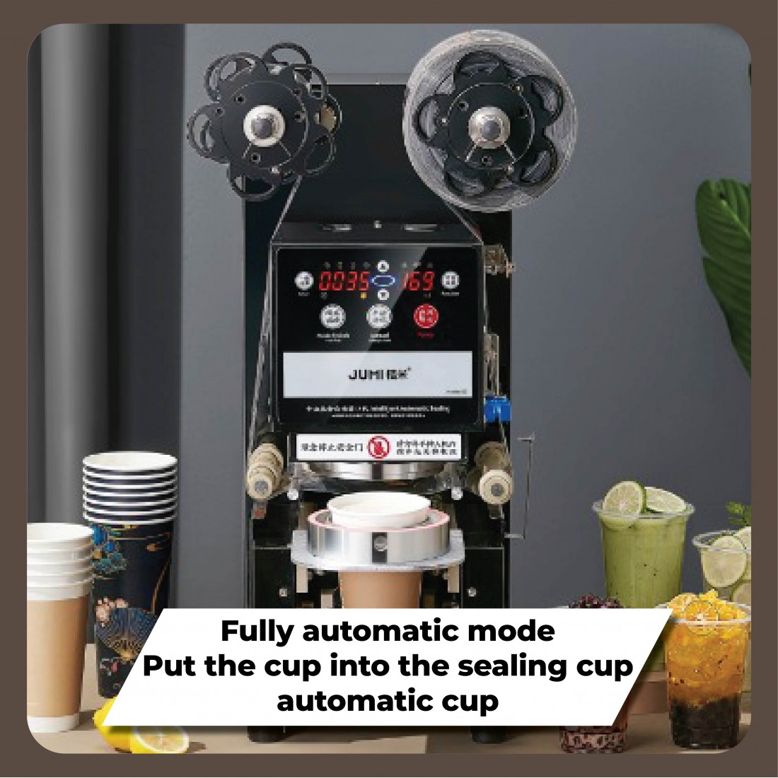 CUP SEALING MACHINE JM-S9 (CM) CUP SEALING MACHINE JM-S9 (CM)