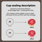 CUP SEALING MACHINE JM-S9 (CM) CUP SEALING MACHINE JM-S9 (CM)