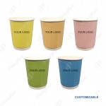 8OZ DOUBLE WALL HOT CUP (ASSTD COLOR)