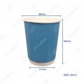 8OZ DOUBLE WALL HOT CUP (ASSTD COLOR) 8OZ DOUBLE WALL HOT CUP (ASSTD COLOR)
