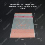 DRAWSTING GIFT PAPER BAG "SAKURA"15CM(L)*24CM(H)*3CM(W)(CM)50'S