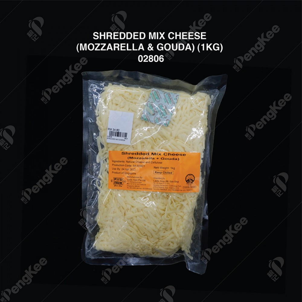 SHREDDED MIX CHEESE (MOZZARELLA & GOUDA) (1KG) 