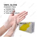 TRANSPARENT VINYL GLOVE (POWDER FREE) TRANSPARENT VINYL GLOVE (POWDER FREE)