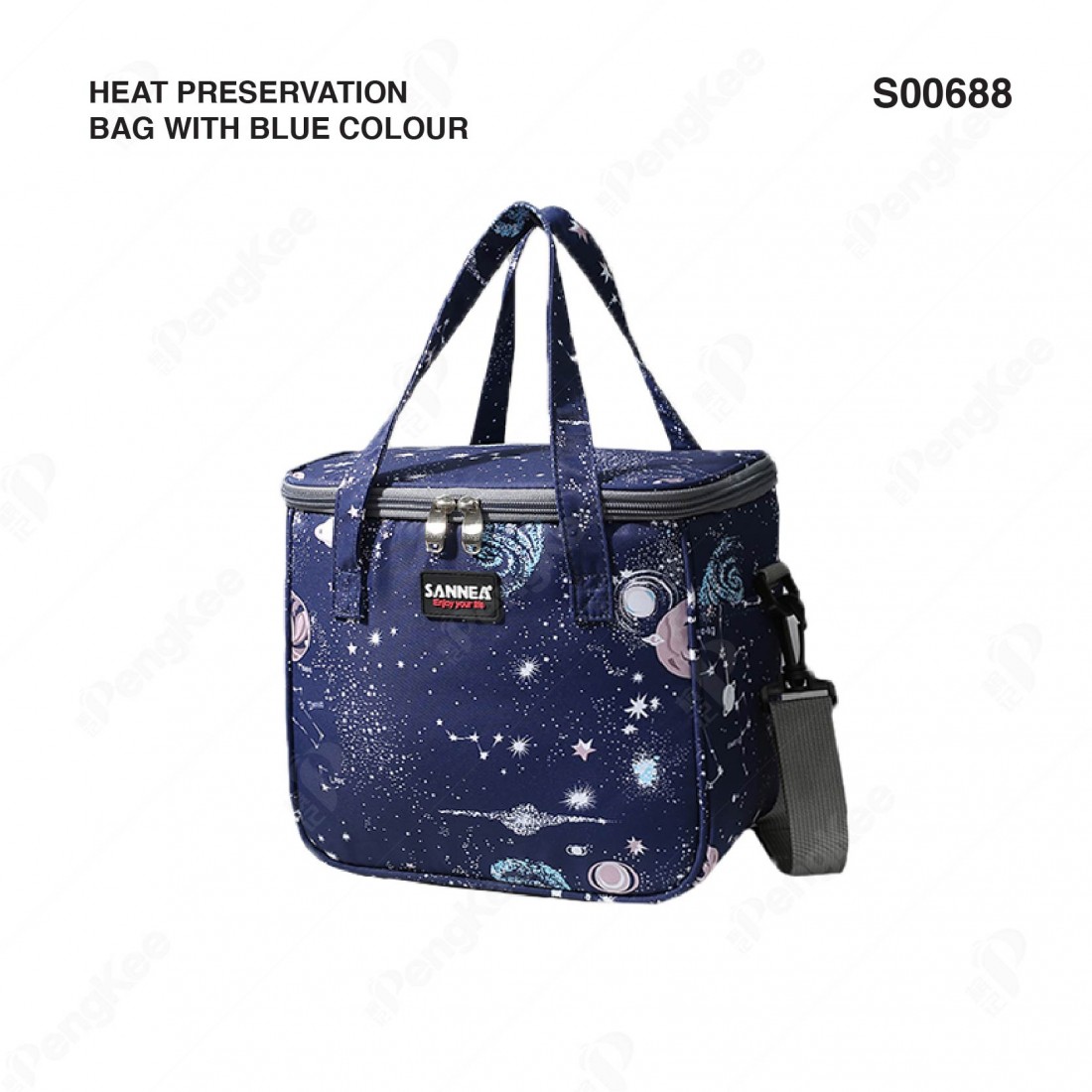 (CL1935-1) HEAT PRESERVATION BAG with STARRY SKY DESIGN (8L) (24*15*20 cm) 