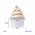 2.5OZ (75ML) ICE CREAM CUP (PLAIN WHITE) 2.5OZ (75ML) ICE CREAM CUP (PLAIN WHITE)