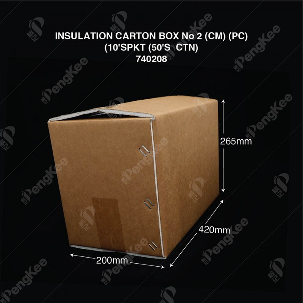 INSULATION CARTON BOX No 2 (CM) (PC) (10'S/PKT)