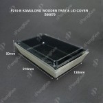 F210-B KAMULONG WOODEN TRAY & LID COVER 