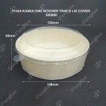 Y155A KAMULONG WOODEN TRAY & LID COVER