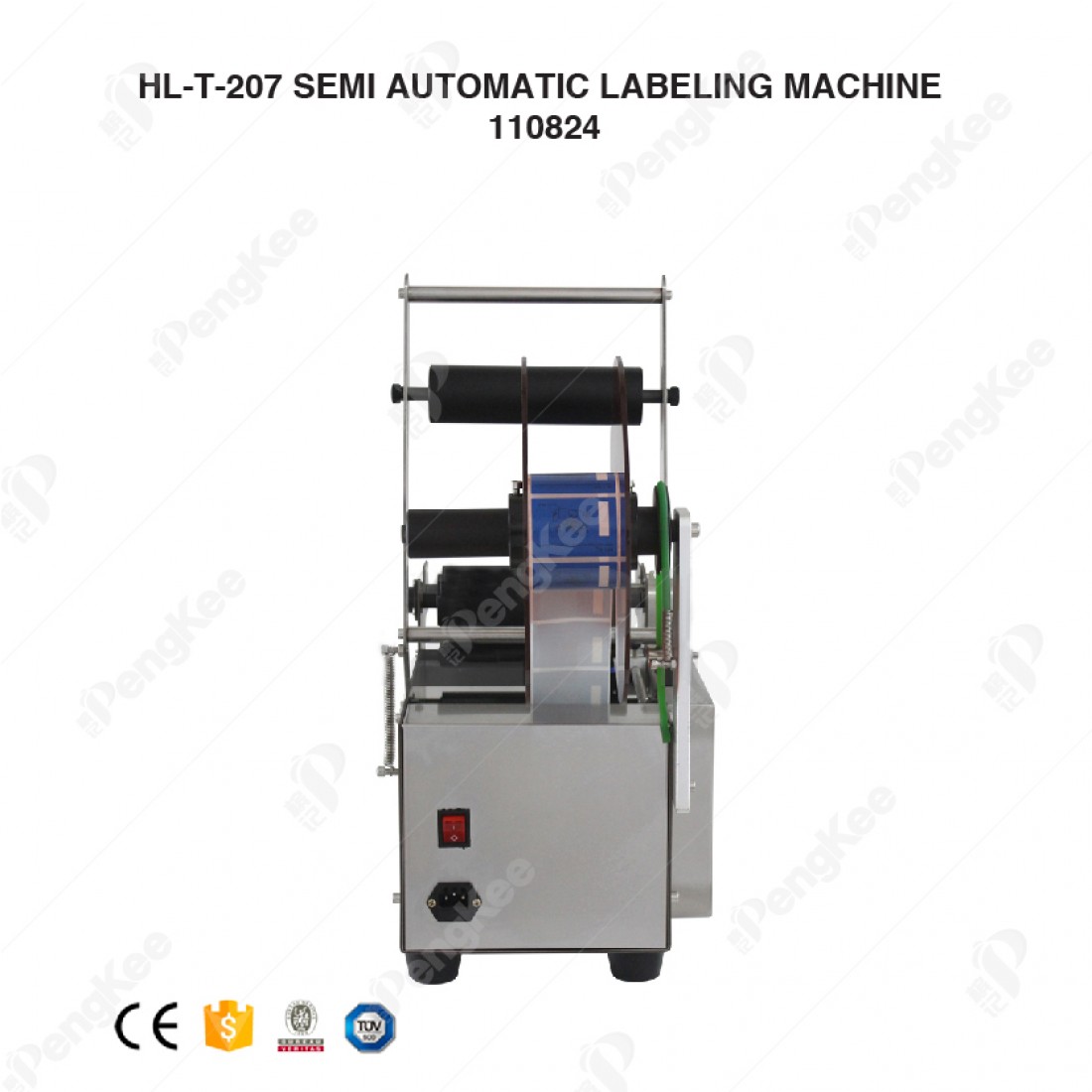 SEMI AUTOMATIC LABELING MACHINE  (MODLE:HL-T-207)