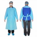 CPE GOWN 48GM (BLUE) ( 25'S)