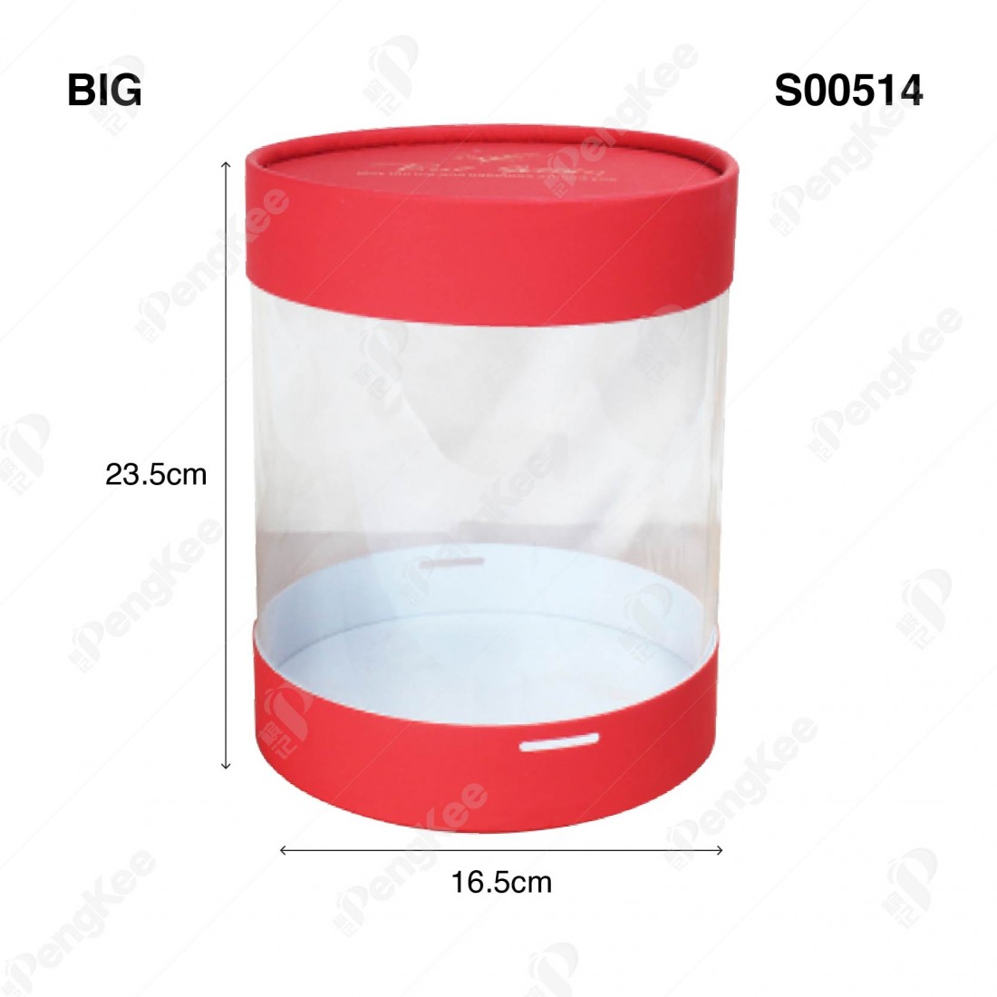 TRANSPARENT HUG BUCKET PACKAGING BOX (CM) 透明抱抱桶包装礼盒 (L)16.5 x (H)23.5 CM) TRANSPARENT HUG BUCKET PACKAGING BOX (CM) 透明抱抱桶包装礼盒 (L)16.5 x (H)23.5 CM)