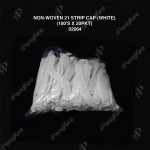 NON-WOVEN 21" STRIP CAP (WHITE) (100'S X 20PKT)