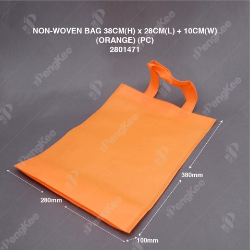 NON-WOVEN BAG (ORANGE) (PC)