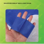 NON-WOVEN SINGLET BAG (L) 33CM(L)*60CM(H)*15CM(W) (NAVY BLUE) (2000'S/BAG)