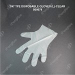 'OK' TPE DISPOSABLE GLOVES (L)-CLEAR (CM) (100'S X 20BOX)