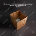PAPER BAG WITH STRING HANDLE (PLAIN BROWN) (H250 x L245 x W245mm) (CM) (25'S) (8PKTCTN) PAPER BAG WITH STRING HANDLE (PLAIN BROWN) (H250 x L245 x W245mm) (CM) (25'S) (8PKTCTN)