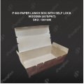 TBH 600 PAPER LUNCH BOX WITH SELF LOCK (WOODEN) TBH 600 PAPER LUNCH BOX WITH SELF LOCK (WOODEN)