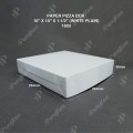 PAPER PIZZA BOX 10" X 10" X 1-1/2" (WHITE PLAIN) (100'S/PKT) PAPER PIZZA BOX 10" X 10" X 1-1/2" (WHITE PLAIN) (100'S/PKT)
