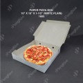 PAPER PIZZA BOX 10" X 10" X 1-1/2" (WHITE PLAIN) (100'S/PKT) PAPER PIZZA BOX 10" X 10" X 1-1/2" (WHITE PLAIN) (100'S/PKT)