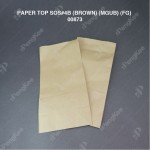 PAPER TOP SOS#4B (BROWN) (MGUB) (FG) (size:236x127x79mm) 100'S X 10PKT/CTN
